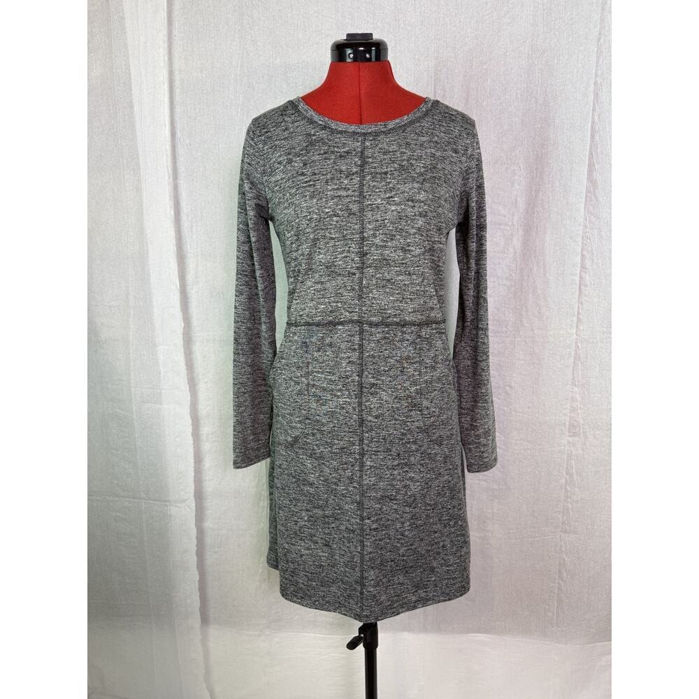 The Limited Women's Long Sleeve Dress Gray Size Small Knee Length D082